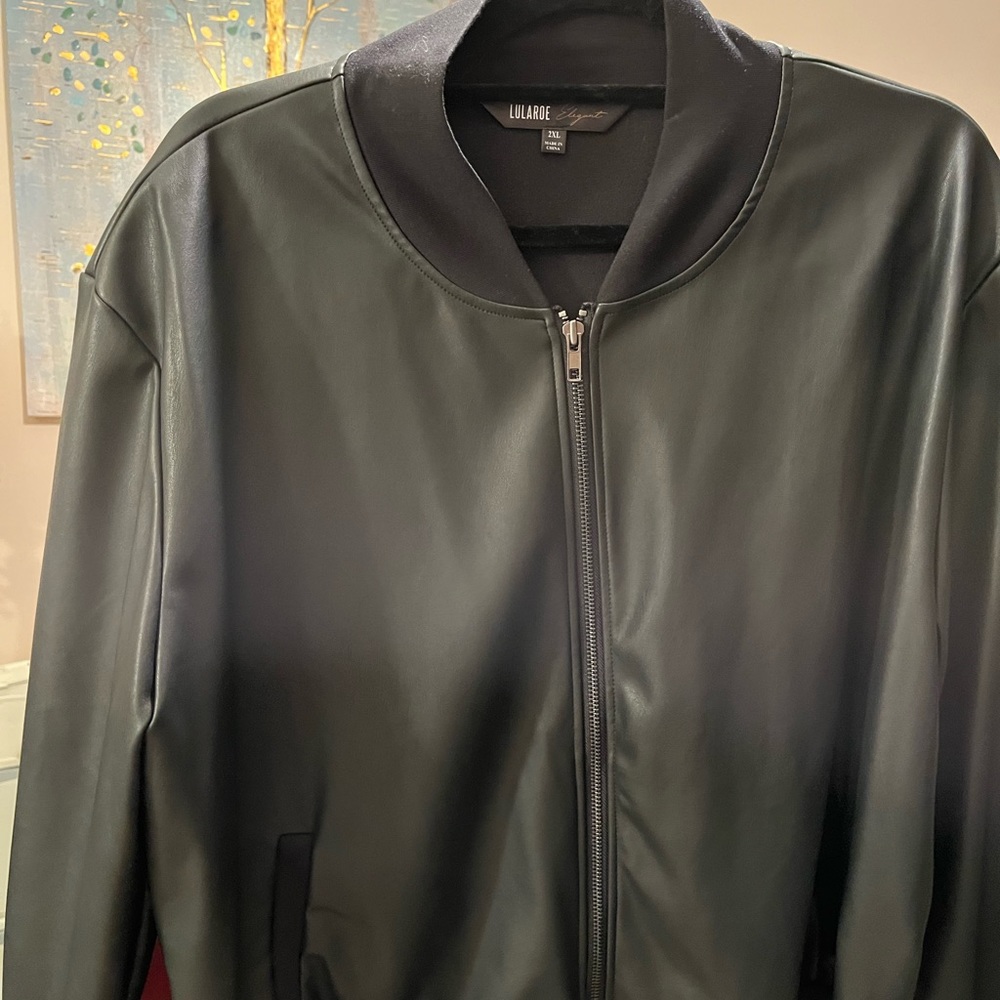 Lularoe Stevie bomber jacket 2xl
